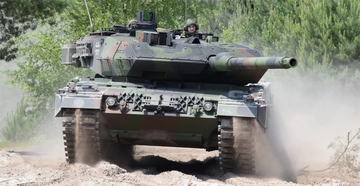 Xe tăng Leopard 2 của Đức. Ảnh: Kmweb