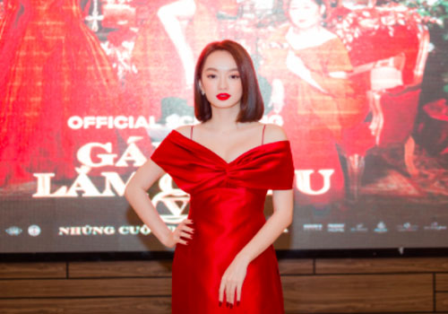 Kaity Nguyễn diện đầm đỏ trễ nải tại Gái Già Lắm Chiêu V, nhan sắc lên hương với khí chất sang chảnh