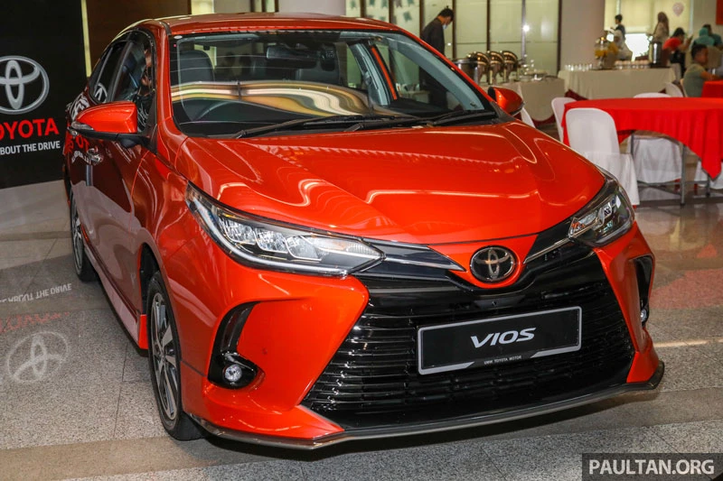 3. Toyota Vios (doanh số: 83,222 chiếc).