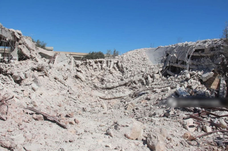 Đòn không kích mạnh của Nga vào khủng bố ở Syria chỉ sót lại hố khổng lồ với đường kính 20m