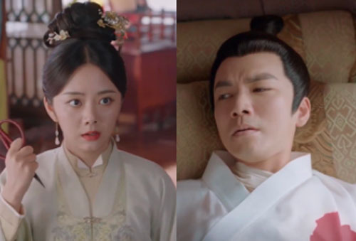 Đàm Tùng Vận như bị sảng ở Cẩm Tâm Tựa Ngọc, bênh trai lạ rồi cầm kéo đâm Chung Hán Lương liệt giường?