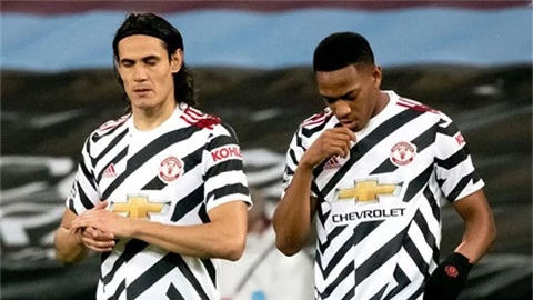 Martial trở lại, Cavani lỡ trận derby Manchester