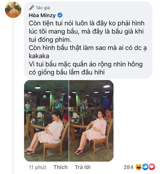 Hoà Minzy nói rõ thực hư ảnh bụng bầu vượt mặt trong quá khứ, tiết lộ cách “hack dáng” lúc mang thai con đầu lòng - Ảnh 3.