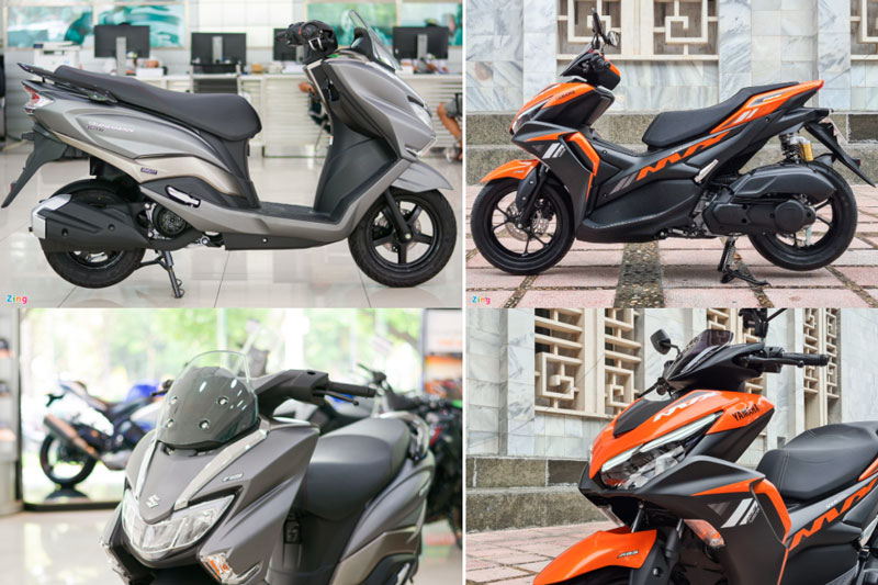 Tầm giá 50 triệu đồng, chọn mua xe ga Suzuki Burgman Street hay Yamaha NVX?