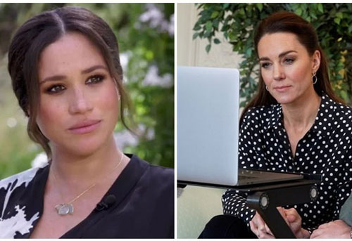 Meghan Markle tố bị hoàng gia Anh "bịt miệng", Công nương Kate xuất hiện giữa tâm bão lùm xùm với sắc mặt bất thường
