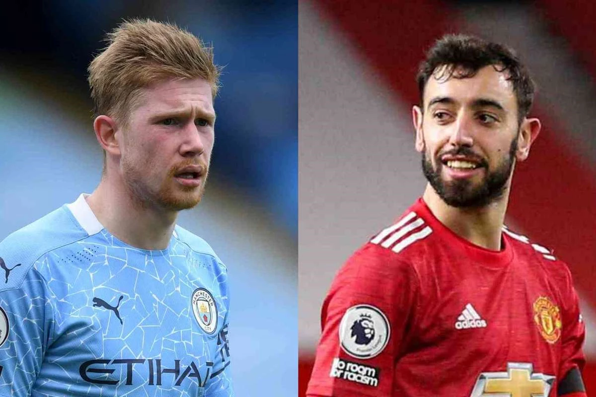 Màn so tài giữa De Bruyne với Bruno Fernandes rất đáng được chờ đợi.