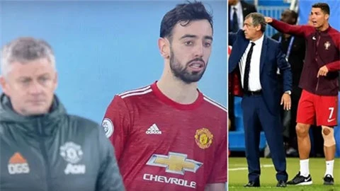 Bruno Fernandes được ví như Ronaldo khi được HLV Solskjaer thay ra