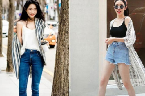 Mặc áo 2 dây đẹp dạo phố