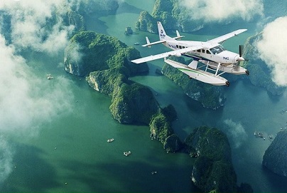 Tour du lịch ngắm Hạ Long bằng thủy phi cơ giá 700.000 đồng/khách