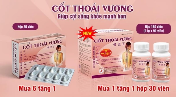 Thực phẩm bảo vệ sức khỏe Cốt Thoái Vương 