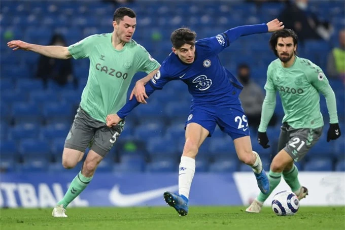 Havertz chơi ấn tượng trước Everton