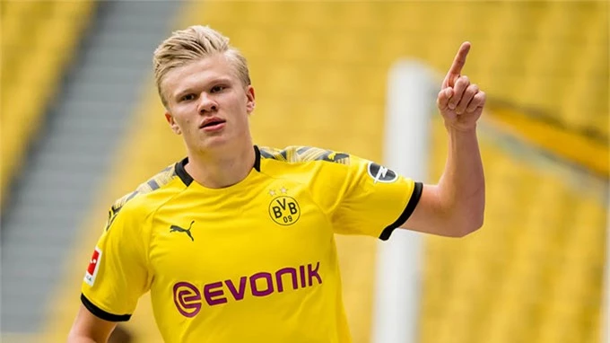 Dù còn rất trẻ nhưng Haaland đã là chân sút chủ lực của Dortmund