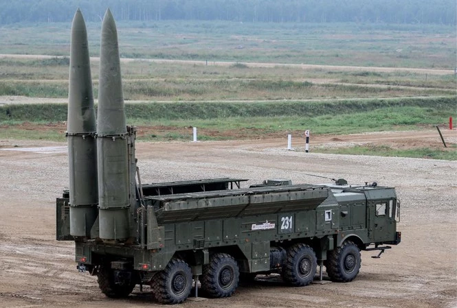 Tên lửa đạn đạo Iskander do Nga sản xuất.