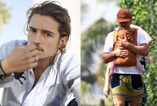 Từng là chàng 'cướp biển' đào hoa nhưng nhìn hình ảnh này là thấy Orlando Bloom đã trở thành 'ông bố bỉm sữa' chính hiệu