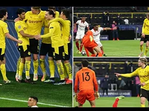 Tại sao Haaland bị đối phương truy đuổi sau khi chọc thủng lưới Sevilla?
