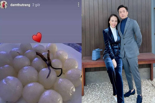 Sau sinh Đàm Thu Trang chi tiền 'khủng' để dưỡng nhan sắc bằng bồi bổ 'sâu vàng' 100 triệu/lạng