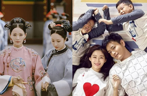 Nàng là phi tử gây ức chế nhất trong 'Diên Hi Công Lược', cùng chồng đóng vai mẹ con trong phim rồi lại thành vợ chồng ngoài đời, sinh một cặp song sinh đặt tên vô cùng đặc biệt