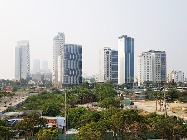 Khu đất đắc địa trên đường Võ Nguyên Giáp - Võ Văn Kiệt dự kiến sẽ thực hiện dự án Trung tâm tài chính Đà Nẵng Gateways