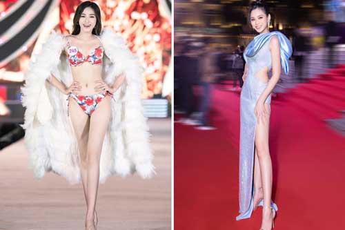 Cận cảnh đôi chân cực phẩm của Hoa hậu Đỗ Thị Hà được Đỗ Mỹ Linh khen ngợi là hiếm có