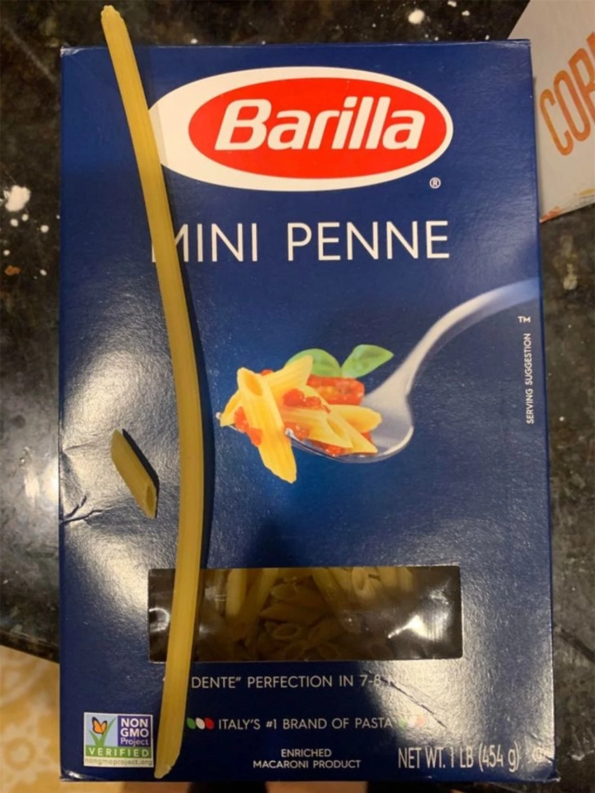 Rất hiếm khi bắt gặp loại mỳ Ý cỡ nhỏ như thế này.