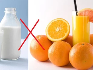 Thực phẩm tuyệt đối không nên kết hợp với sữa