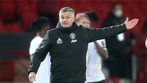 Solskjaer thất vọng tột độ sau trận MU hòa Milan