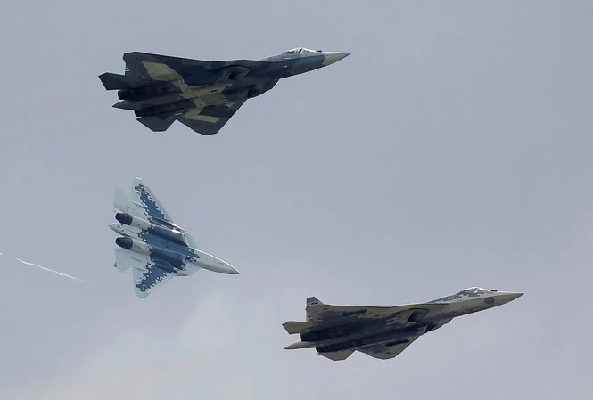 Tiêm kích tàng hình Su-57.