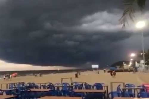 UFO có hình thù kỳ lạ xuất hiện ở bãi biển Sầm Sơn, Thanh Hóa?