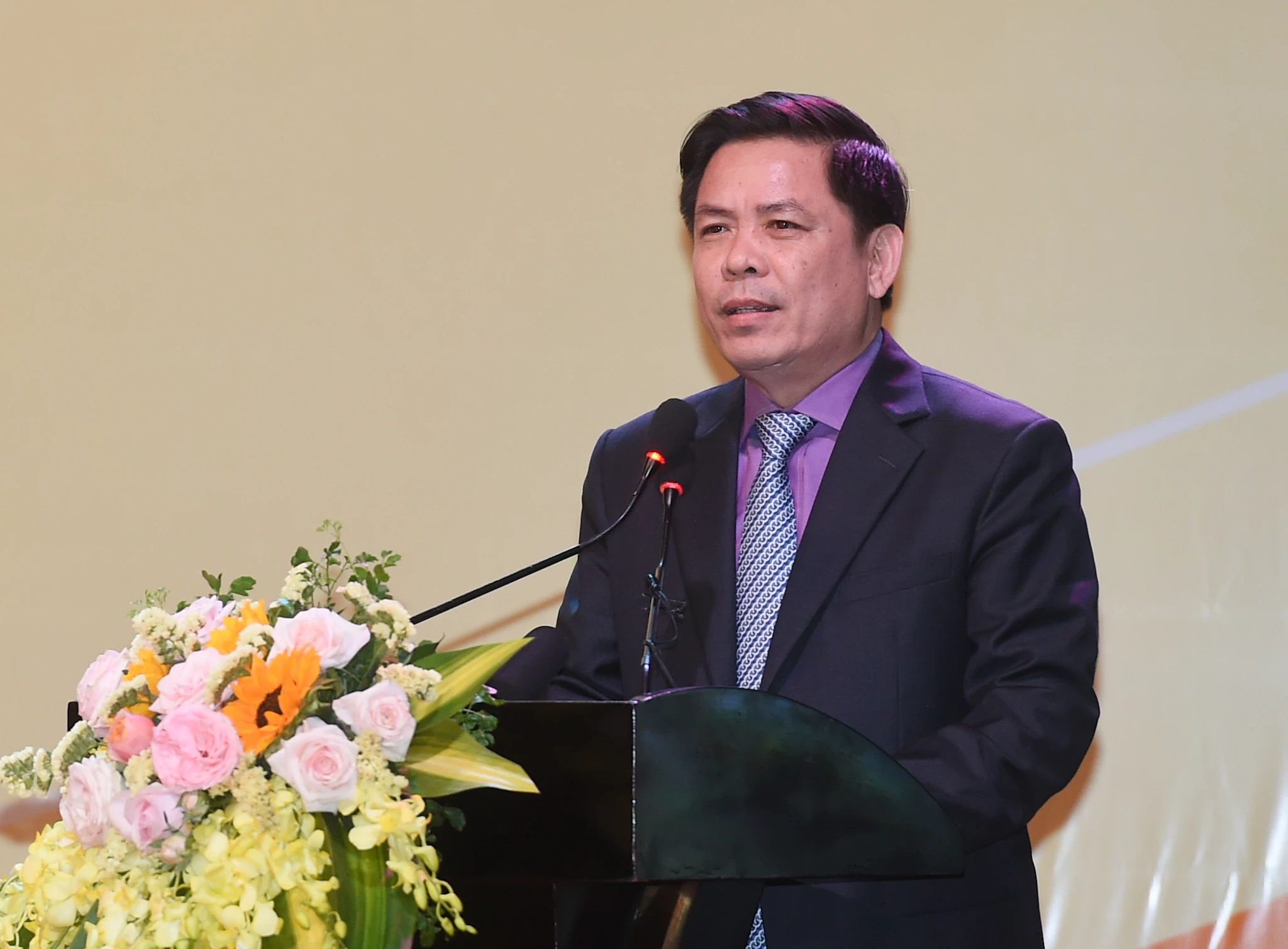Bộ trưởng Bộ GTVT Nguyễn Văn Thể: Giao thông phát triển tới đâu thì kinh tế - xã hội sẽ phát triển theo. Ảnh: VGP