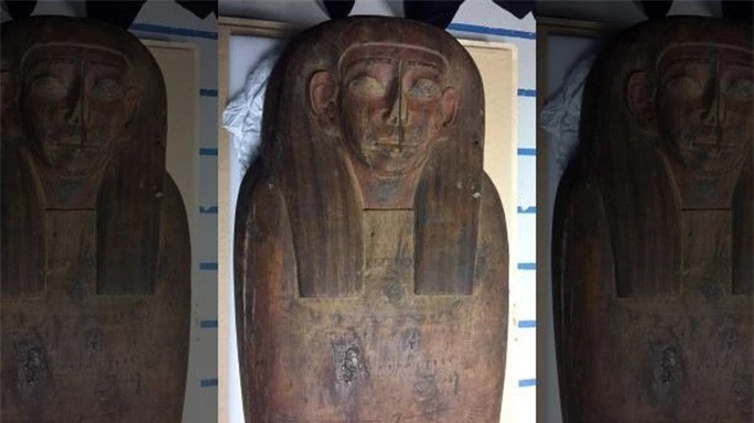 Mở quan tài rỗng trong bảo tàng, phát hiện xác ướp 2.600 tuổi - Ảnh 4.