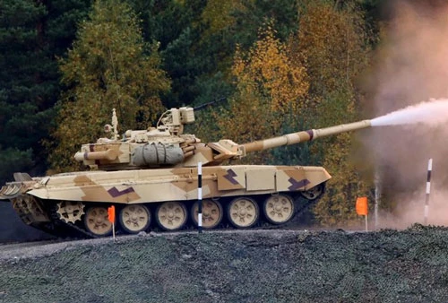 Xe tăng T-90 liên tục được nâng cấp.