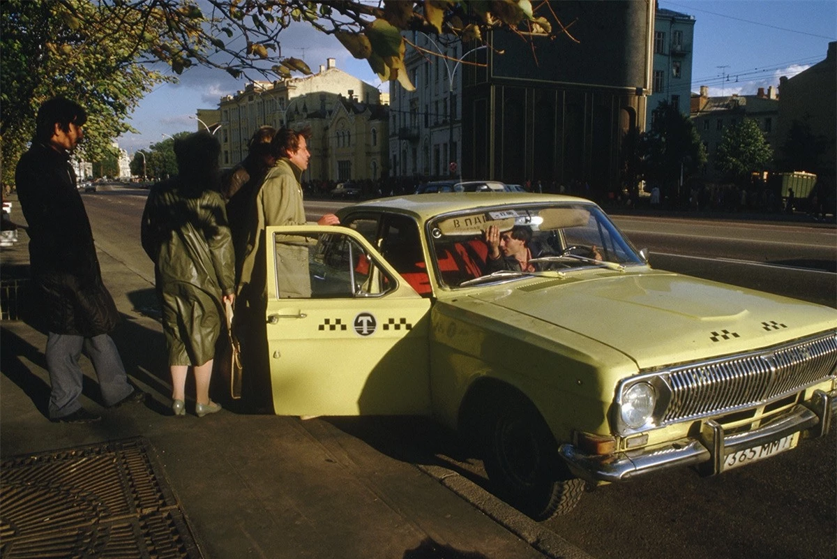 Taxi ở thủ đô Moscow.
