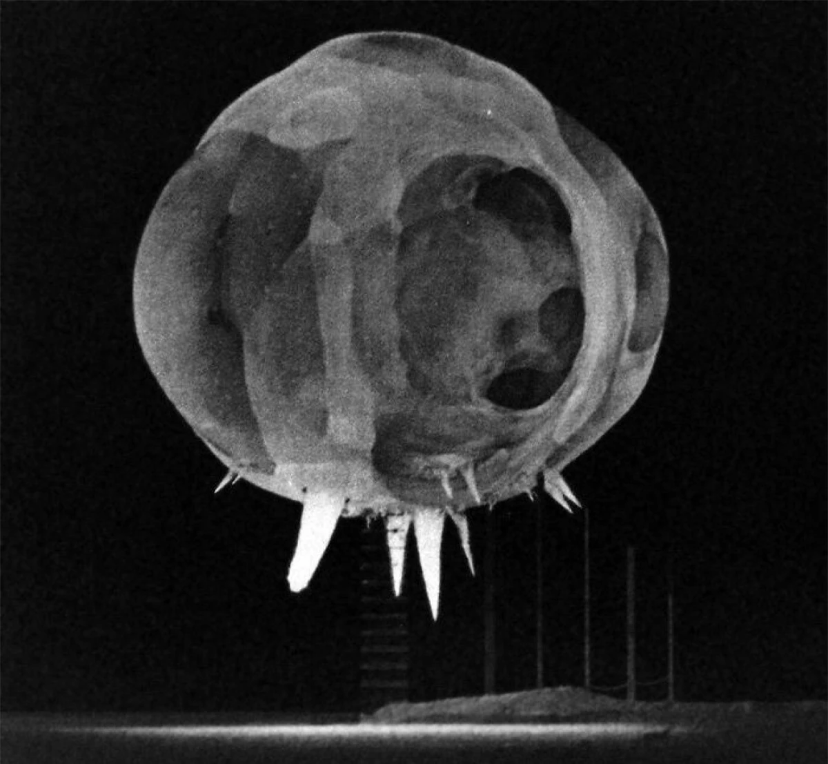 Vụ nổ hạt nhân chưa đầy 1/1.000.000 giây sau khi được kích hoạt năm 1952./.