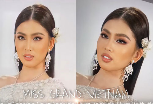 Á hậu Ngọc Thảo lọt top 10 bình chọn video giới thiệu bản thân tại Miss Grand 2021