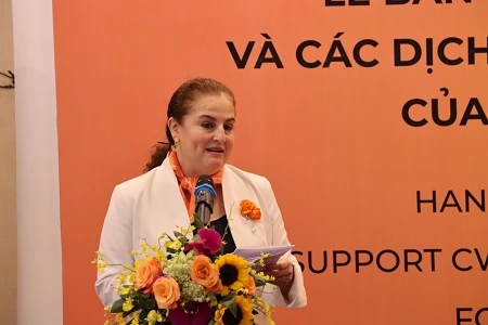 Bà Elisa Fernandez Saenz , Trưởng đại diện UN Women tại Việt Nam 