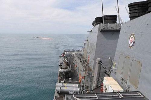 Chiến hạm Mỹ gần Gibraltar có vũ khí đánh chặn siêu thanh