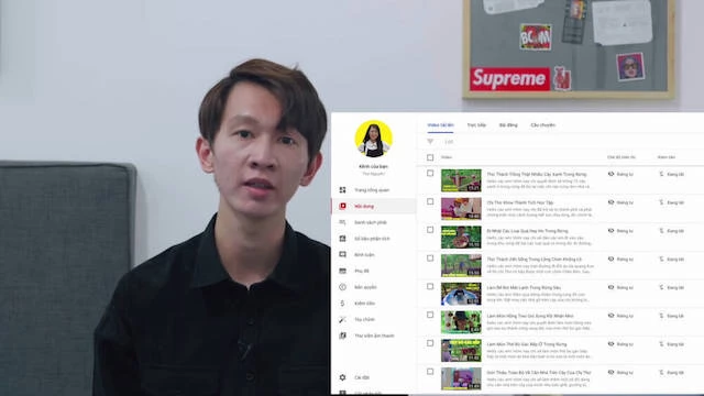 Đại diện kênh YouTube của Thơ Nguyễn cho biết kênh sẽ dừng toàn bộ việc kiếm tiền trên YouTube và ẩn tất cả các video cũ. (Ảnh chụp màn hình)