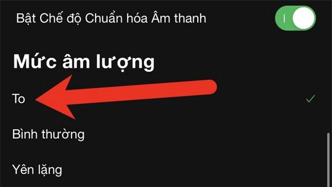 Tang am luong loa tren iPhone anh 4