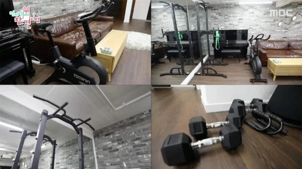 Dù chỉ tiết lộ tầng 1, bao gồm phòng tập gym và hầm rượu nhưng Bi Rain cũng đã khiến công chúng choáng váng vì độ sang trọng, rộng rãi của tổ ấm sang trọng.