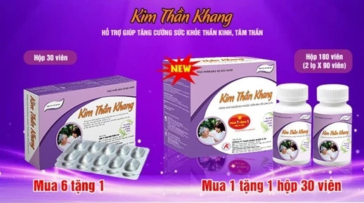 Thực phẩm bảo vệ sức khỏe Kim Thần Khang.