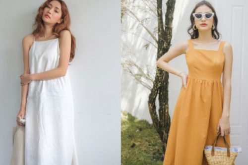 5 kiểu váy hai dây cực kỳ mát mẻ trong ngày hè