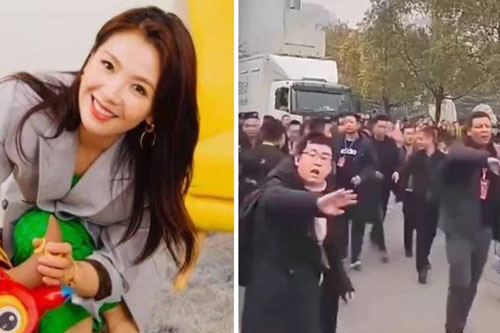 'Mỹ nhân cổ trang' Lưu Đào bị chê làm lố khi có tới 20 vệ sĩ tháp tùng