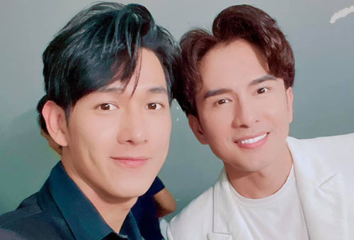 Hơn Song Luân 14 tuổi, Đan Trường vẫn cực trẻ khi chụp ảnh với đàn em