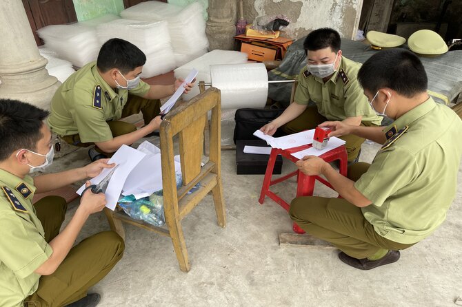 Kho hàng giả nhãn hiệu Hermès khủng vừa bị triệt phá tại Nam Định