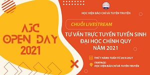 Học viện Báo chí và Truyên truyền tổ chức livestream tư vấn tuyển sinh