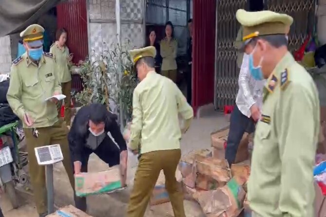 Ngăn chặn hàng nghìn sản phẩm là thực phẩm nhập lậu qua biên giới