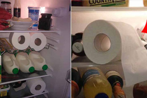 Đổ giấm vào giấy vệ sinh rồi bỏ vào tủ lạnh, bạn sẽ thấy điều kỳ diệu xảy ra