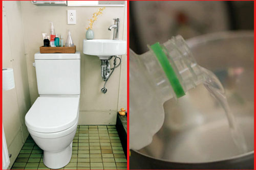 Đặt 1 chén rượu trong nhà vệ sinh, không cần sáp thơm vẫn khử sạch mùi hôi