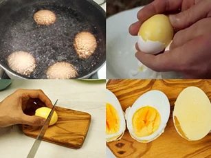 Luộc trứng nhớ thêm bước này đảm bảo trứng không vỡ nát, béo ngậy, cực kỳ dễ bóc