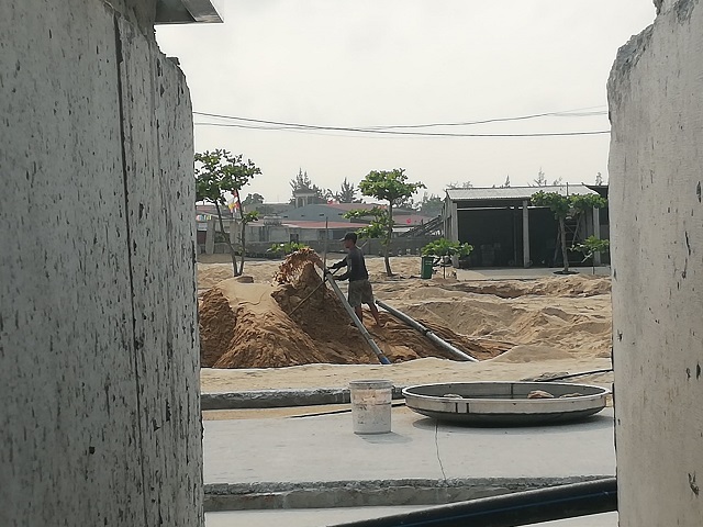 Quảng Bình: Lợi dụng khu dịch vụ hậu cần nghề cá để hút cát trái phép